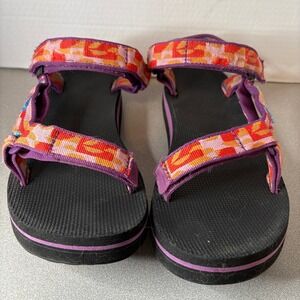 Teva Original Hummingbird Sandals Women's Multicolor Strappy Sport Size 8